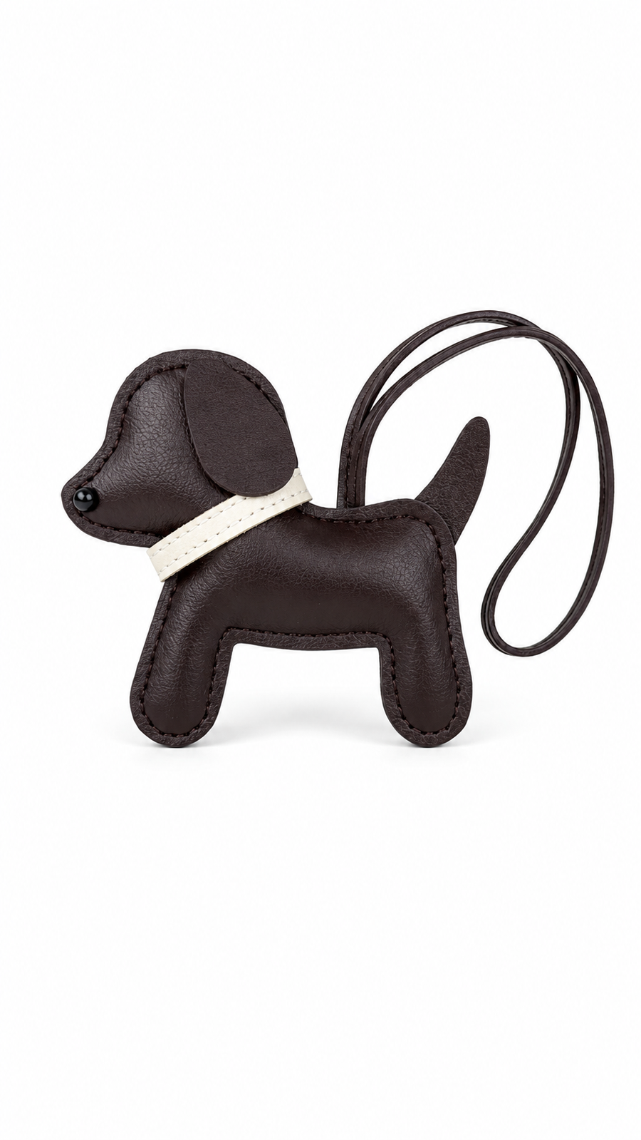 Mini Pup Leather Charm
