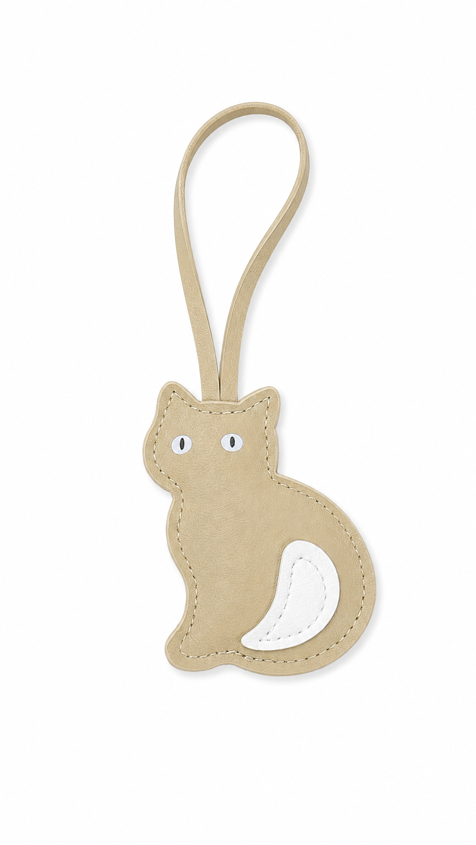 Leather Cat Charm